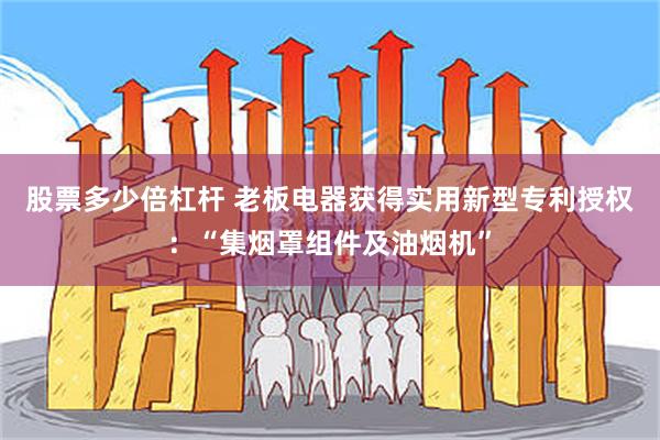 股票多少倍杠杆 老板电器获得实用新型专利授权：“集烟罩组件及油烟机”