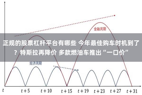 正规的股票杠杆平台有哪些 今年最佳购车时机到了？特斯拉再降价 多款燃油车推出“一口价”